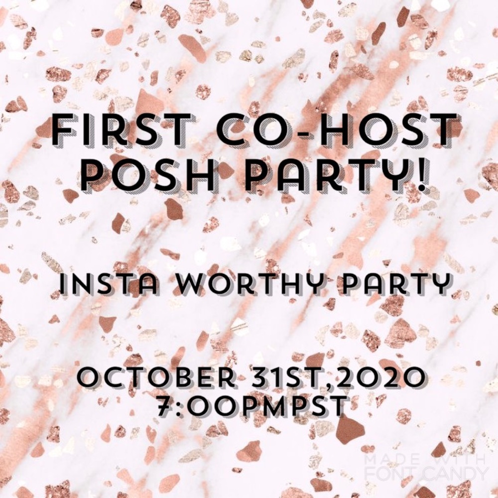 🎉 First Co-Hosting Posh Party Event 10/31 7pm